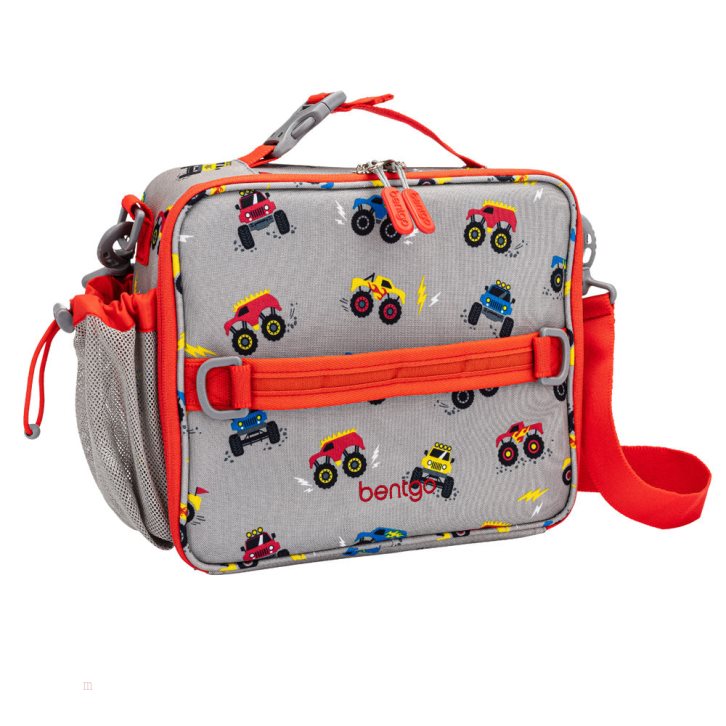 Trucks Bentgo Prints Lunch Box, Lunch Bag, & Ice Packs Kids' Lunch Set USA | 764351EFS