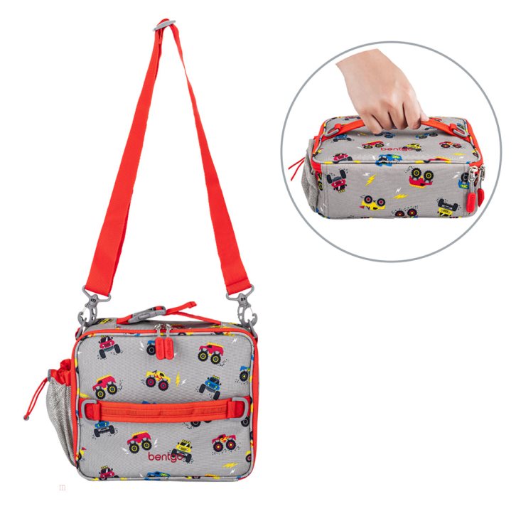 Trucks Bentgo Prints Lunch Box & Lunch Bag Kids' Lunch Set USA | 697081SPB