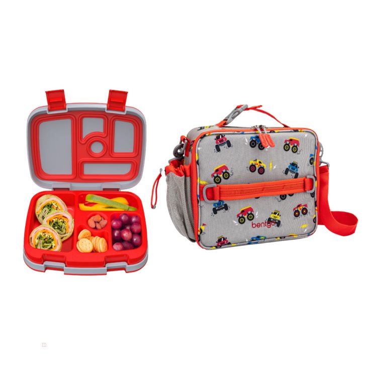 Trucks Bentgo Prints Lunch Box & Lunch Bag Kids\' Lunch Set USA | 697081SPB