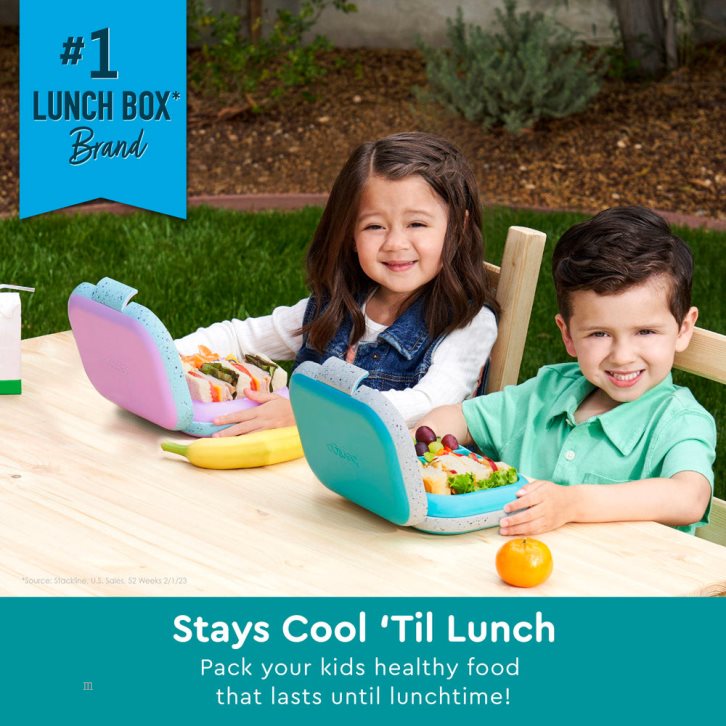 Turquoise Bentgo Chill Kids' Lunch Box USA | 807346WAZ