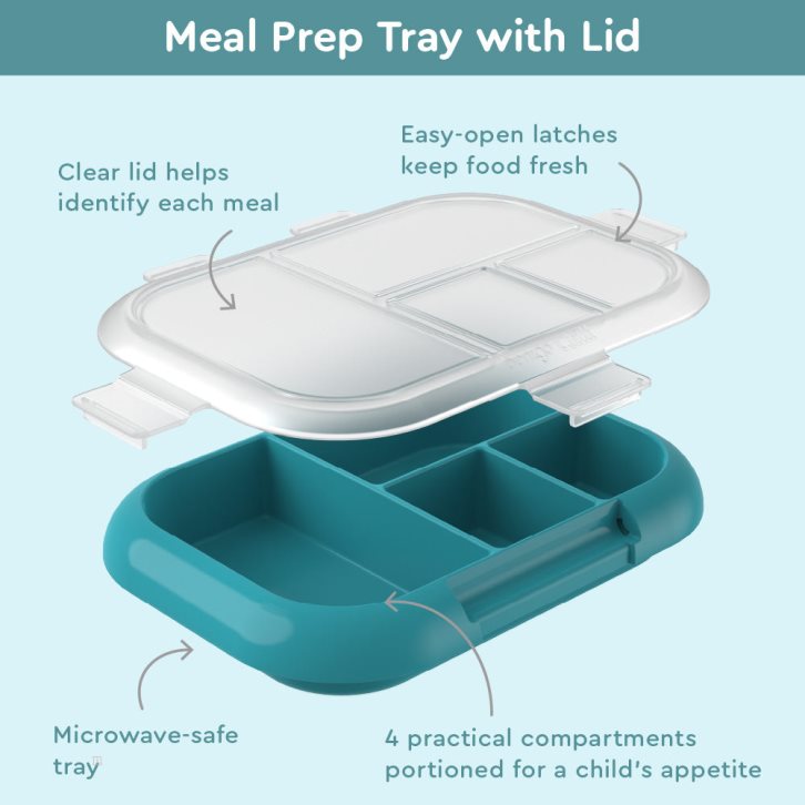 Turquoise Bentgo Chill Lunch Box & 2 Extra Trays with Lids Kids' Lunch Box USA | 345076ANS