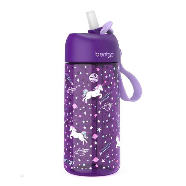 Unicorn Bentgo Kids\' Water Bottle USA | 194306MLJ