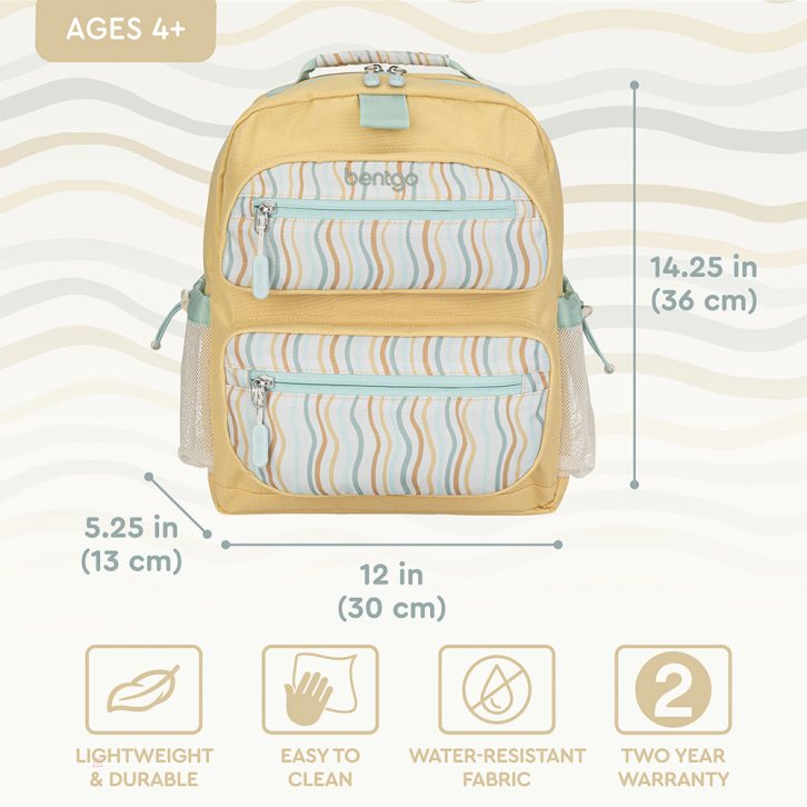 Wavy Bentgo Whimsy & Wonder Kids' Backpack USA | 702895XMH