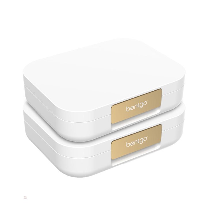 White Bentgo Modern (2 Pack) Adults Lunch Box USA | 027469XVB