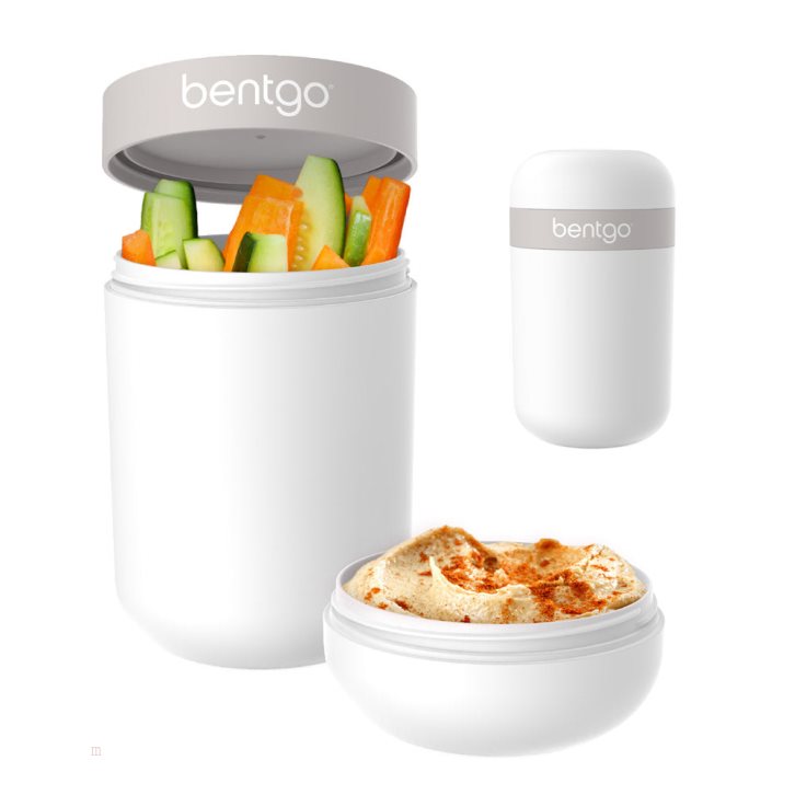 White Bentgo Snack Cup Adults Snack Container USA | 369145XFS